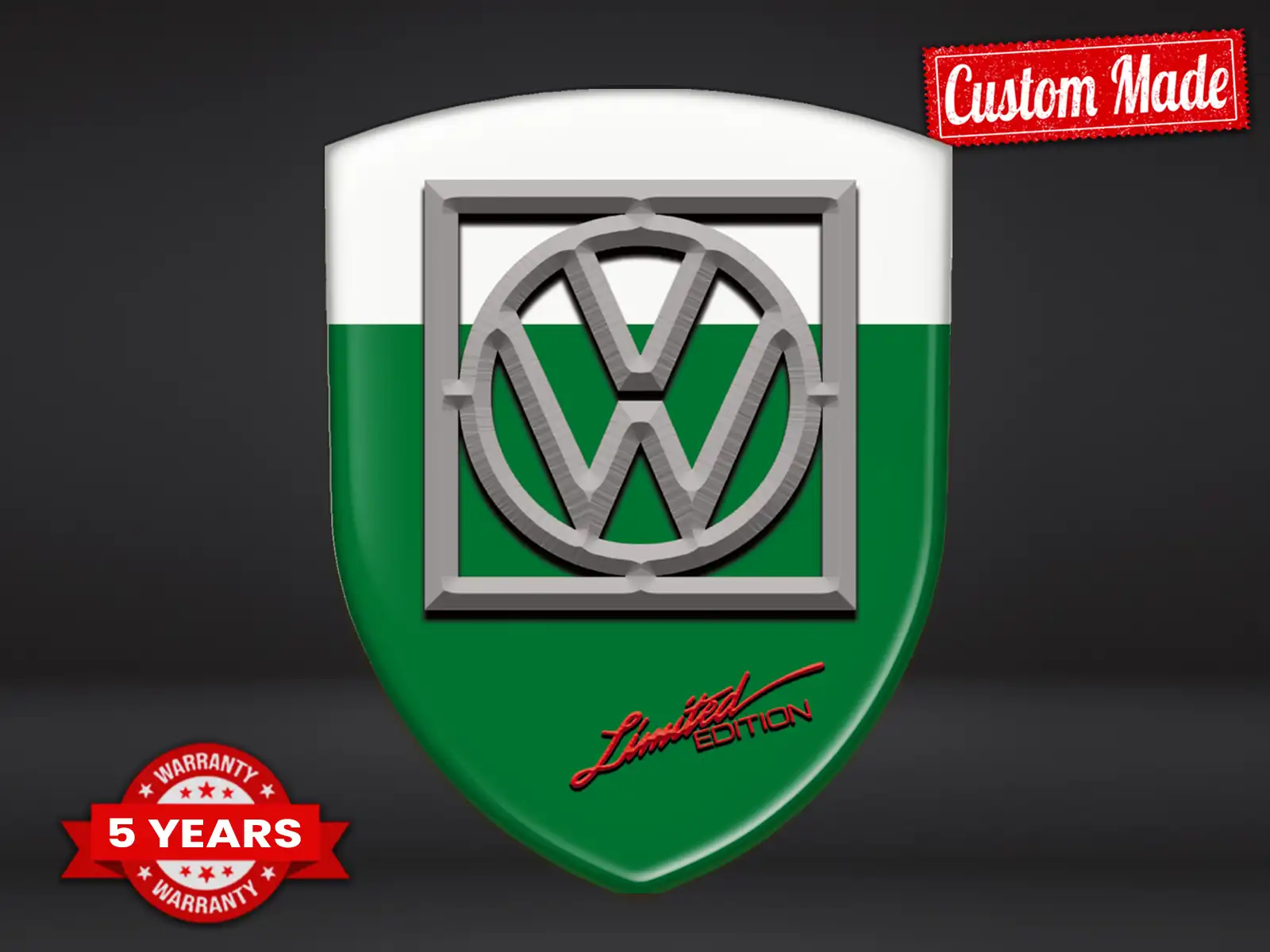 VW Adesivo Parabrezza Resistente Pregiato Professionale